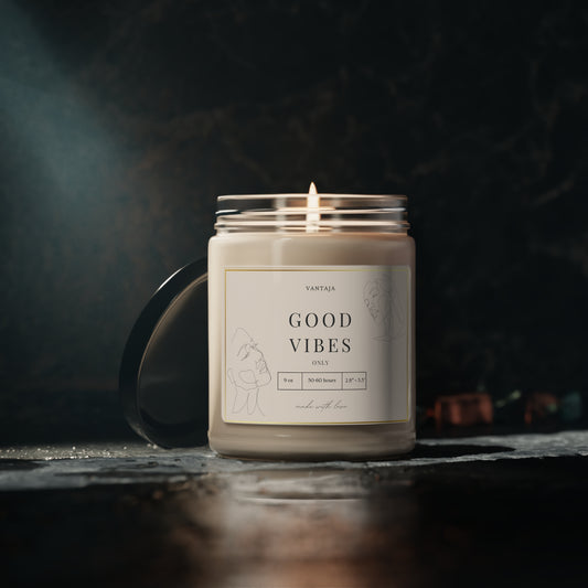 Good Vibes Only Scented Soy Candle, 9oz