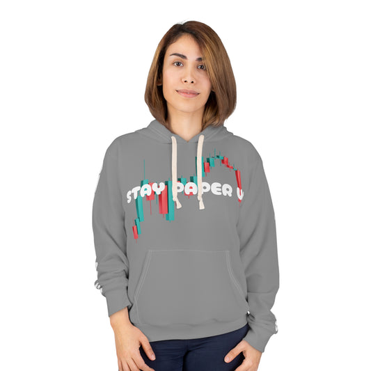 Stay Paper Up Unisex Pullover Hoodie (AOP)